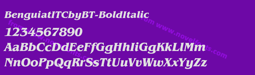 BenguiatITCbyBT-BoldItalicPreview