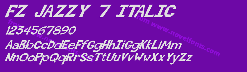 FZ JAZZY 7 ITALICPreview