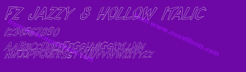 FZ JAZZY 8 HOLLOW ITALICPreview