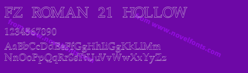 FZ ROMAN 21 HOLLOWPreview