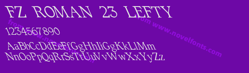 FZ ROMAN 23 LEFTYPreview