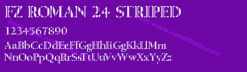 FZ ROMAN 24 STRIPEDPreview