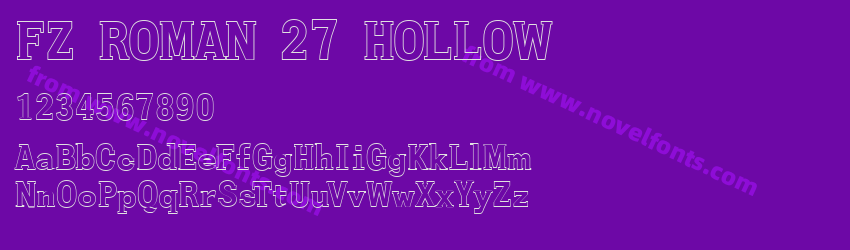 FZ ROMAN 27 HOLLOWPreview