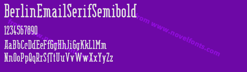 BerlinEmailSerifSemiboldPreview