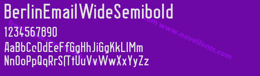 BerlinEmailWideSemiboldPreview