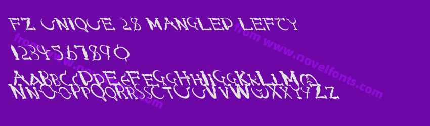 FZ UNIQUE 28 MANGLED LEFTYPreview