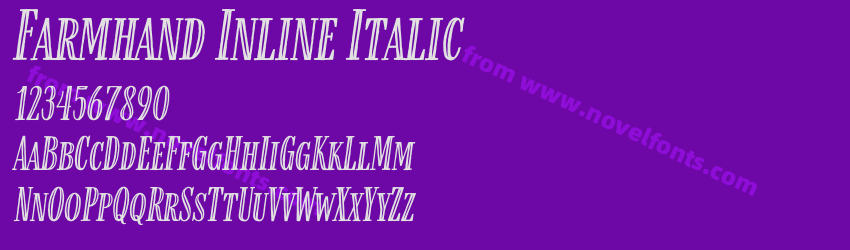 Farmhand Inline ItalicPreview