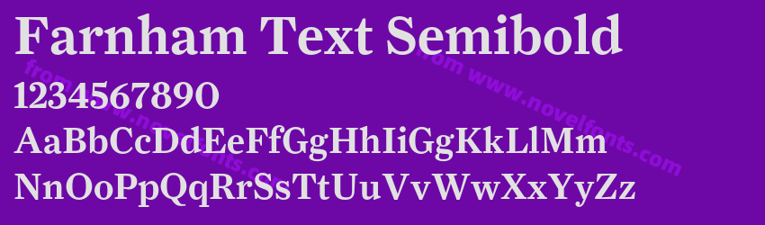 Farnham Text SemiboldPreview