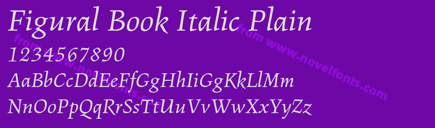 Figural Book Italic PlainPreview