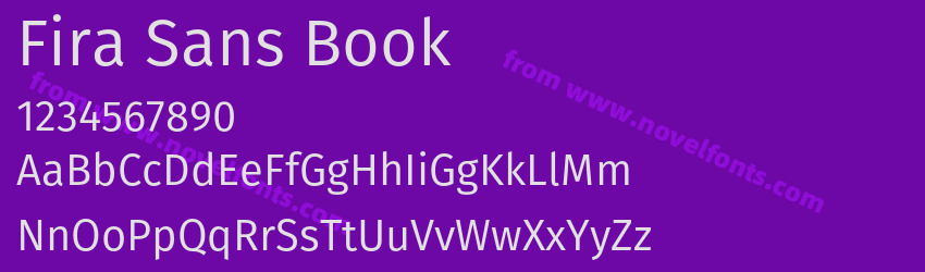 Fira Sans BookPreview