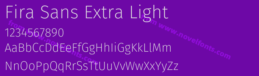 Fira Sans Extra LightPreview