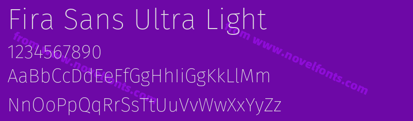 Fira Sans Ultra LightPreview