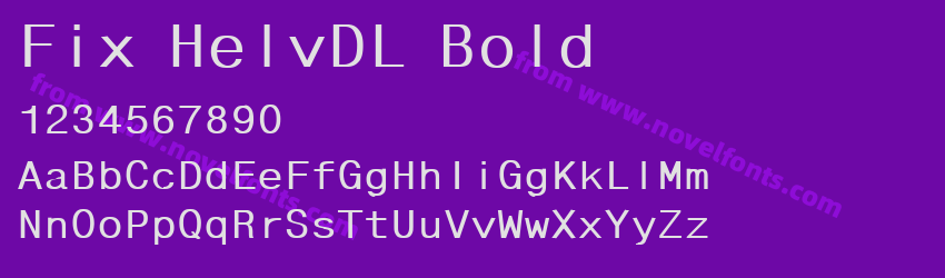 Fix HelvDL BoldPreview