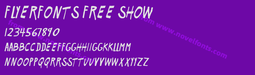 Flyerfonts Free ShowPreview