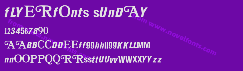 Flyerfonts SundayPreview