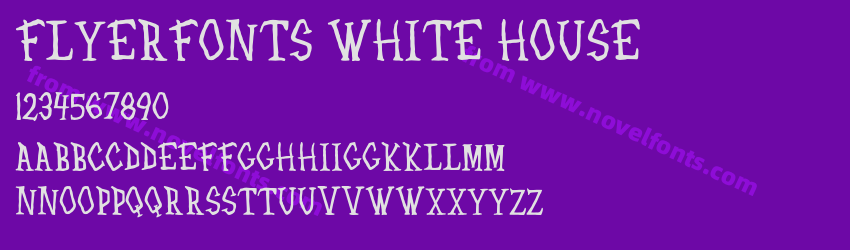 Flyerfonts White HousePreview