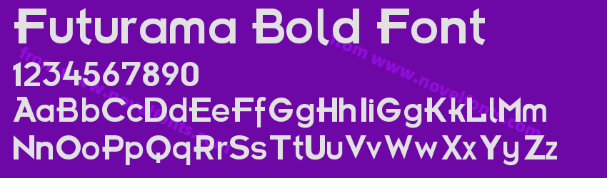 Futurama Bold FontPreview