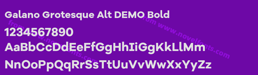 Galano Grotesque Alt DEMO BoldPreview