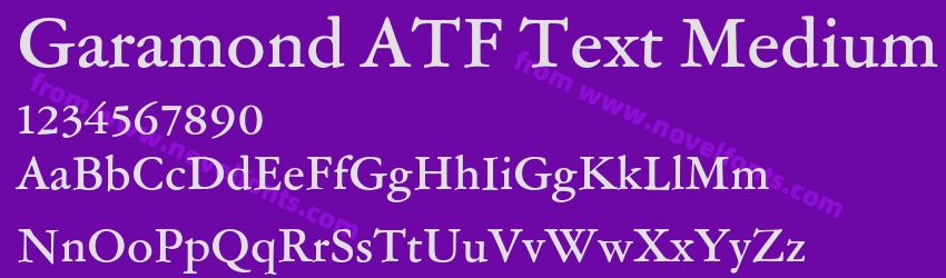 Garamond ATF Text MediumPreview