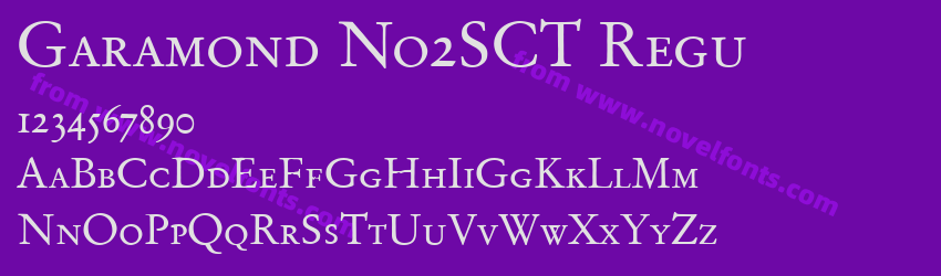 Garamond No2SCT ReguPreview