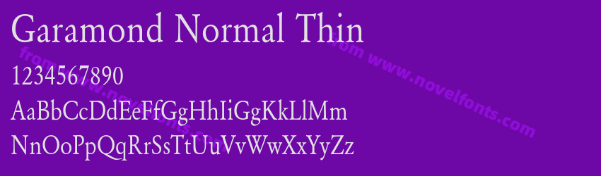 Garamond-Normal ThinPreview