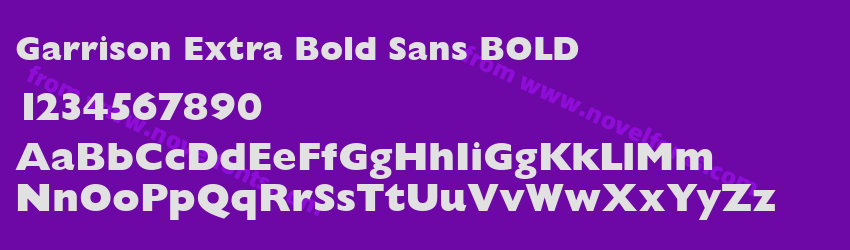 Garrison ExtraBold Sans BOLDPreview