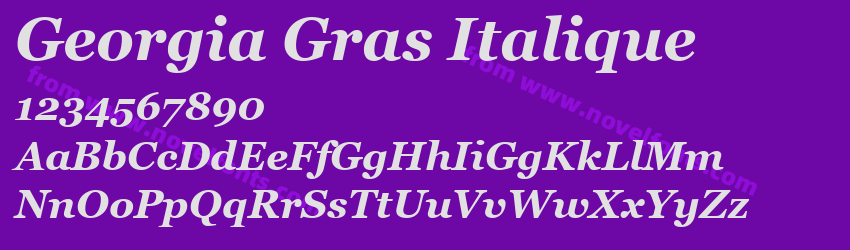 Georgia Gras ItaliquePreview