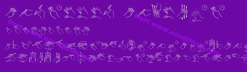 Gesture GlyphsPreview