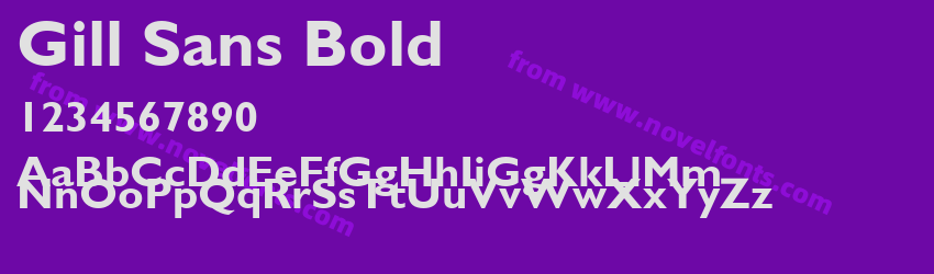 Gill Sans BoldPreview