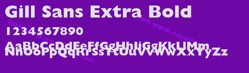 Gill Sans Extra BoldPreview