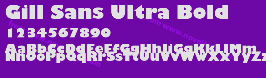 Gill Sans Ultra BoldPreview