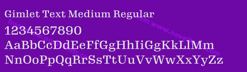 Gimlet Text Medium RegularPreview