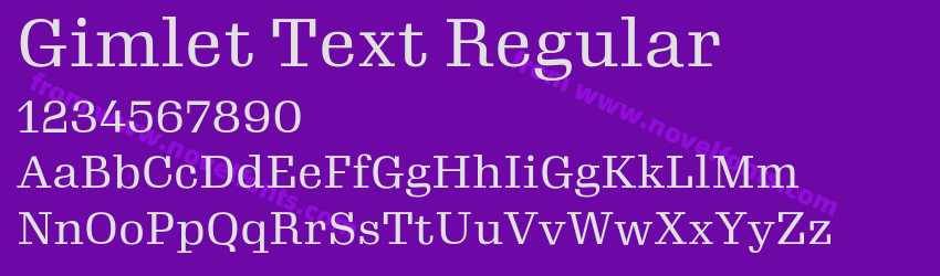 Gimlet Text RegularPreview