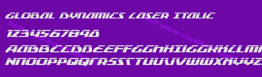 Global Dynamics Laser ItalicPreview