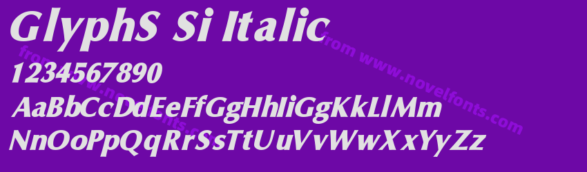 GlyphS Si ItalicPreview