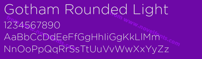 Gotham Rounded LightPreview