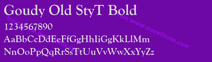 Goudy Old StyT BoldPreview