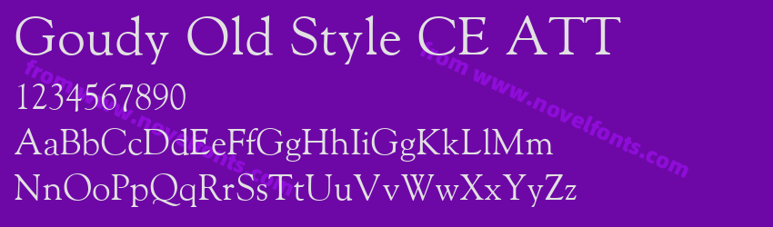 Goudy Old Style CE ATTPreview