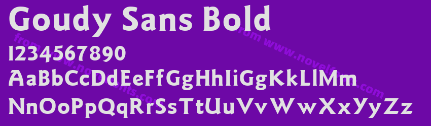 Goudy Sans BoldPreview