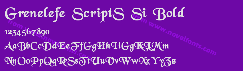 Grenelefe ScriptS Si BoldPreview