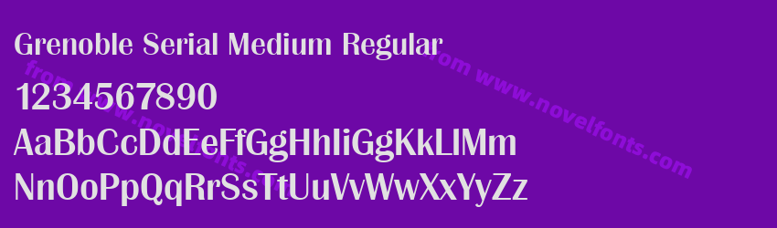 Grenoble Serial Medium RegularPreview