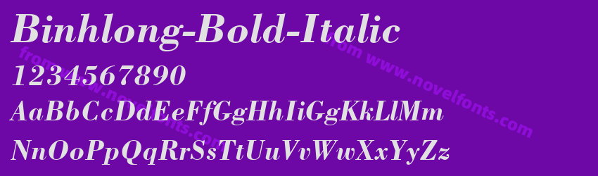 Binhlong-Bold-ItalicPreview