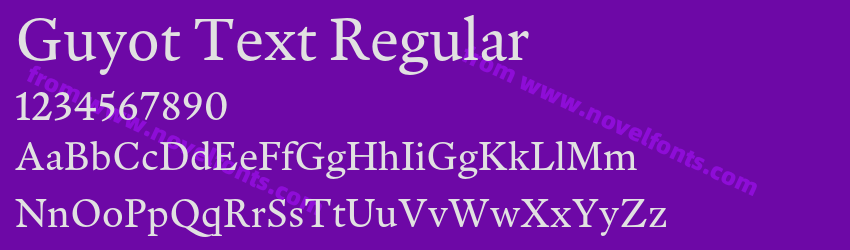 Guyot Text RegularPreview