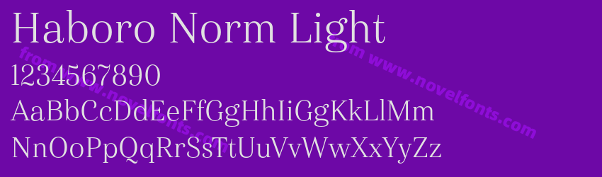 Haboro Norm LightPreview