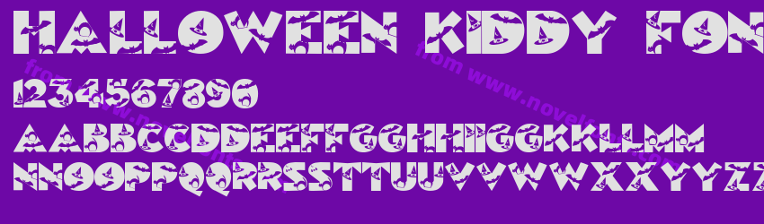 Halloween Kiddy FontPreview