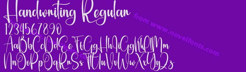 Handwriting RegularPreview