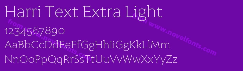 Harri Text Extra LightPreview