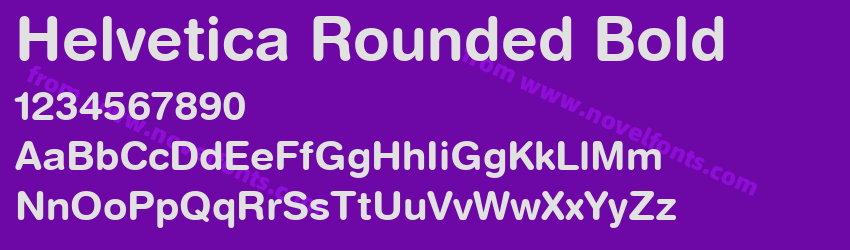 Helvetica Rounded BoldPreview