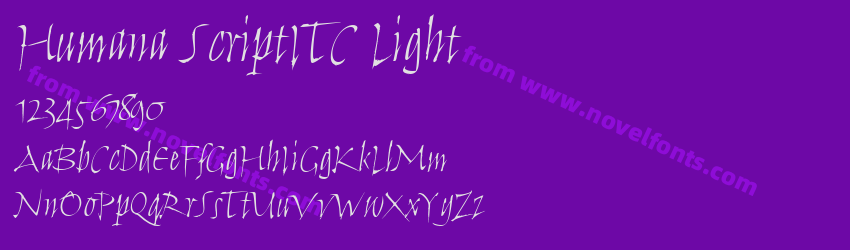 Humana ScriptITC LightPreview