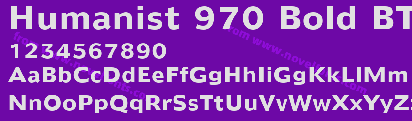 Humanist 970 Bold BTPreview